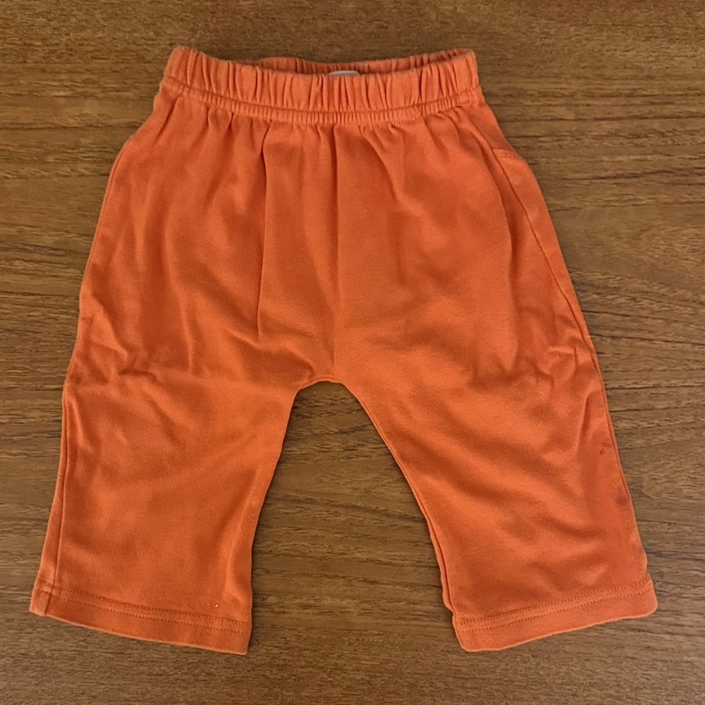 🇨🇦 Organic cotton orange baby Bottoms
